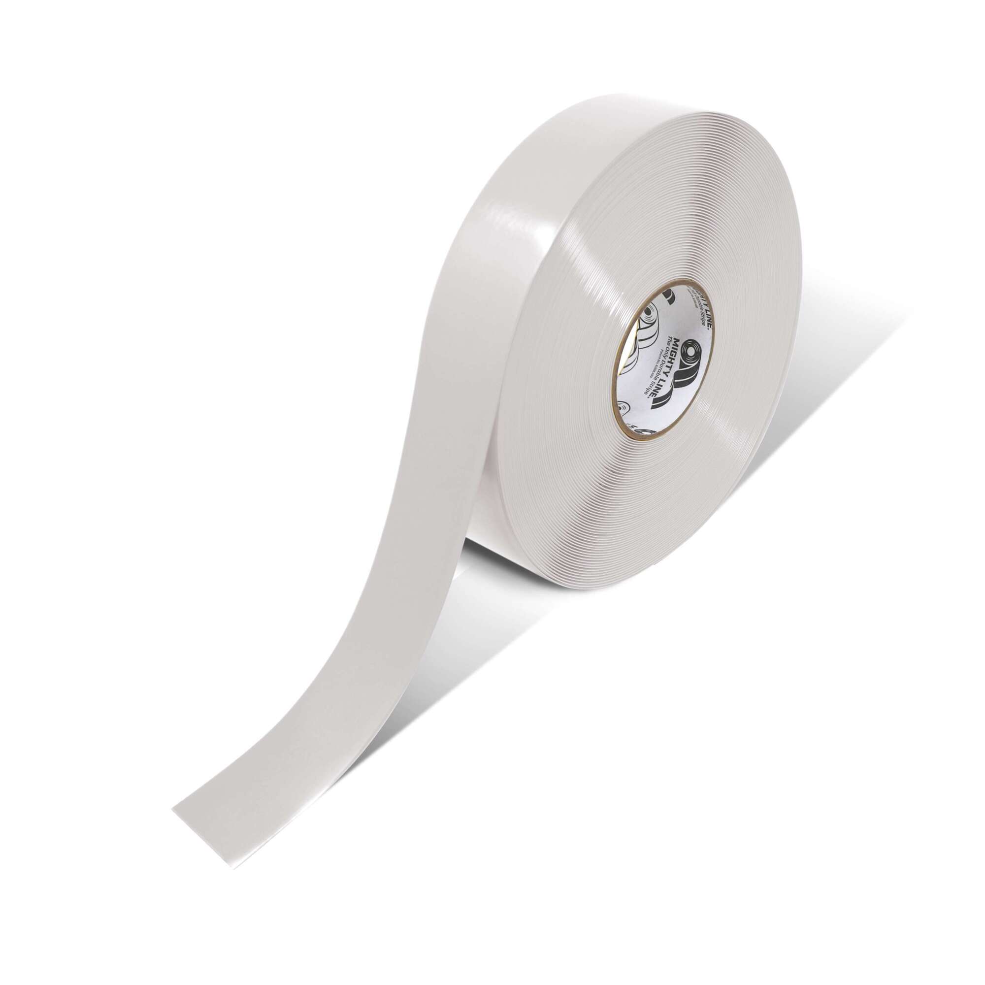 Mighty Line Industrial Floor Marking Tape, White, 2in. x 100ft. Roll